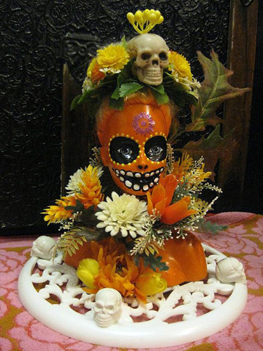 Day of the Dead Barbie Heads.