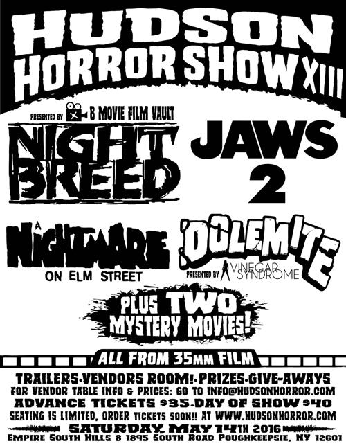 Hudson Horror Show Returns in May with 35MM Showcase - Ravenous Monster ...